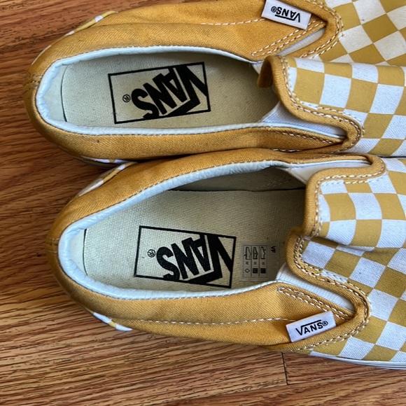 Yellow Checker Vans - Picture 4 of 5